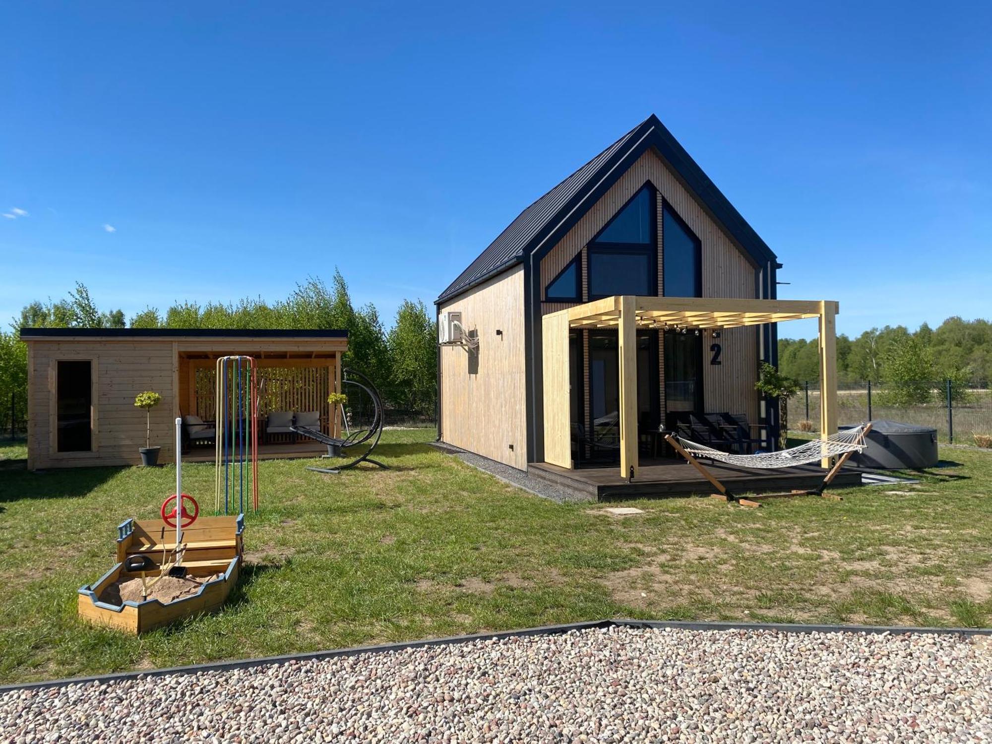 Mazurska Stodola Na Polwyspie Pilchowskim Pilchy Exteriör bild